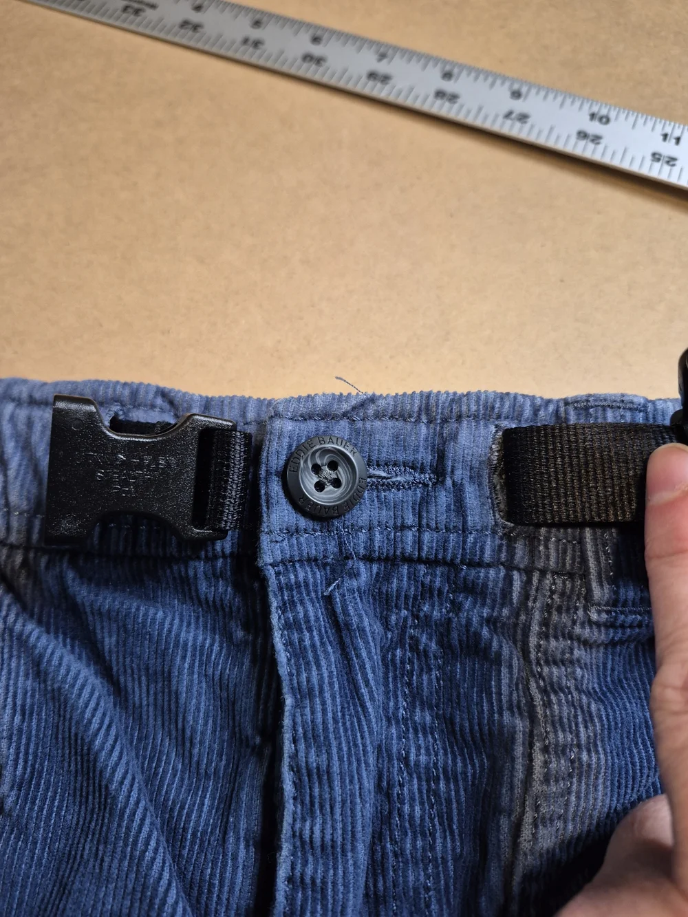 Men's Blue Corduroy Utility Shorts 4558/650